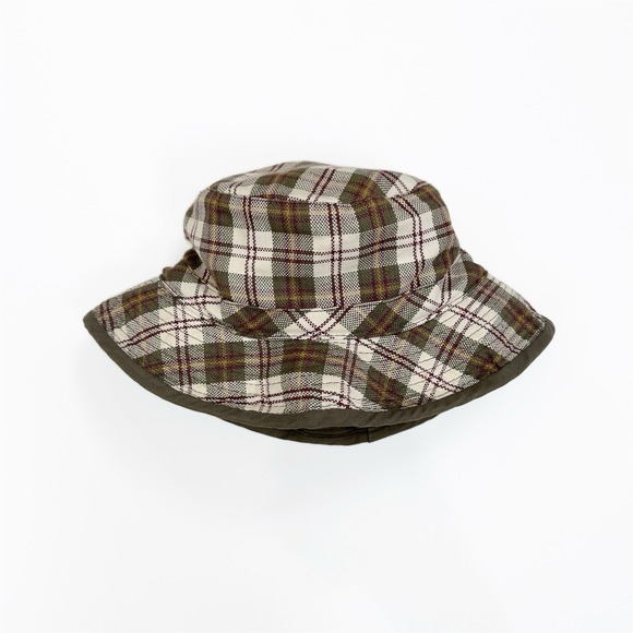GAP Other - Vintage GAP Hat Mens Size S/M Green Plaid Check Y2K 90s Bucket Hat Preppy Retro